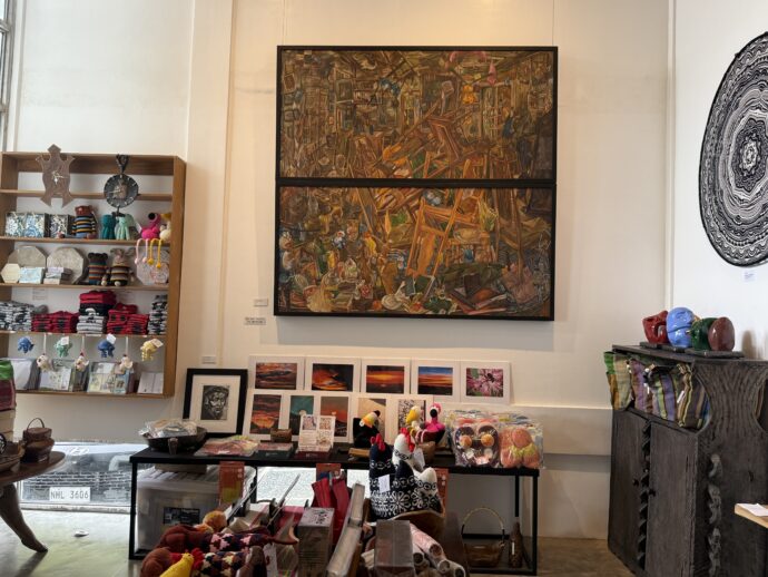 ベンカブ美術館のミュージアムショップ