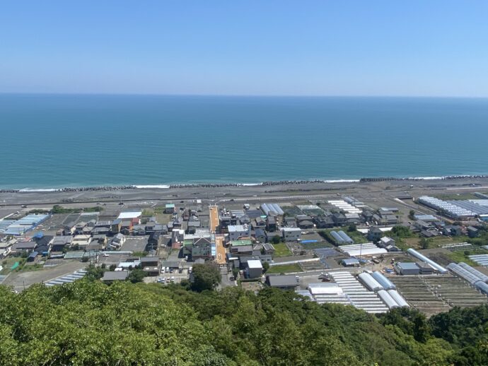潮見坂からの眺め