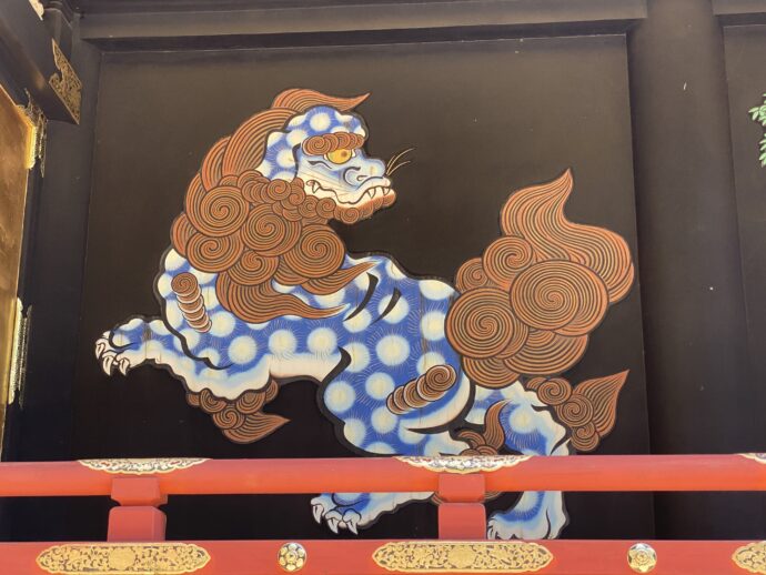 獅子の絵