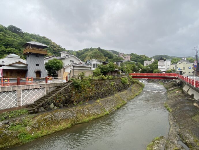 雨の修善寺