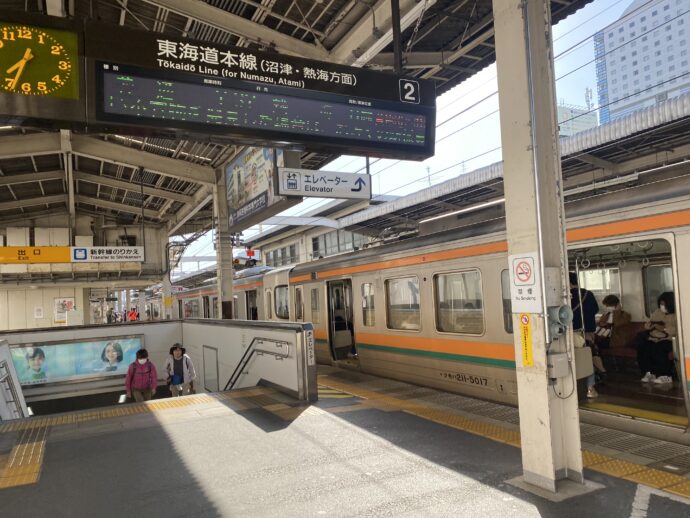 静岡駅ホーム