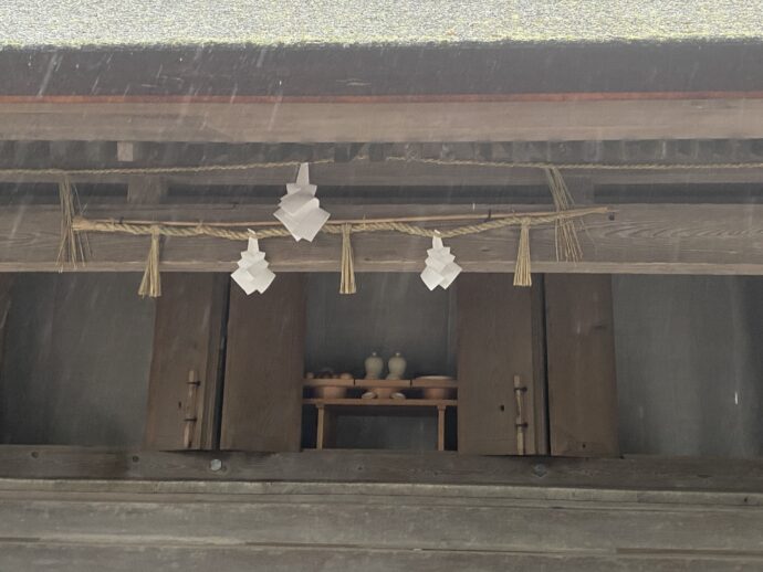 ご開帳している西十九社
