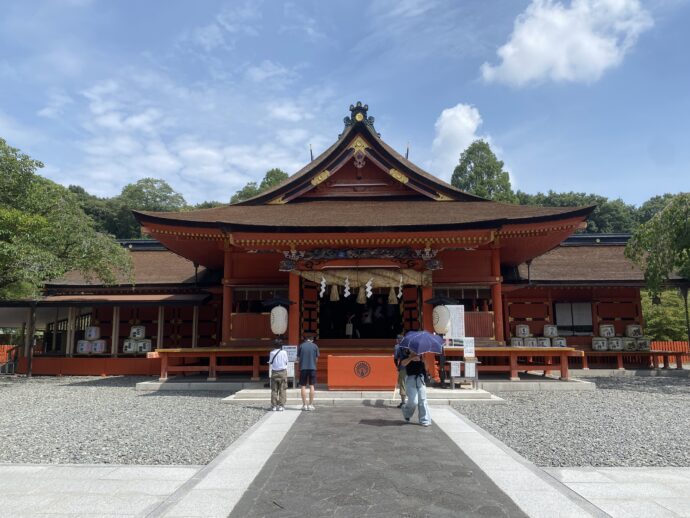 富士山本宮浅間大社の境内