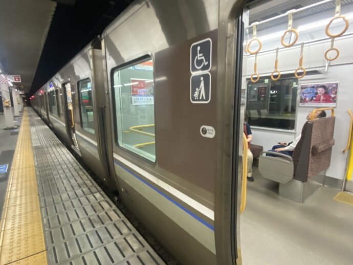 米原で乗り換え