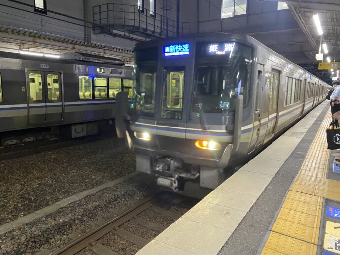 野洲で乗り換え