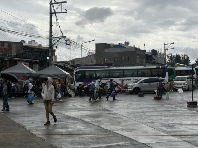 バギオのバスターミナル