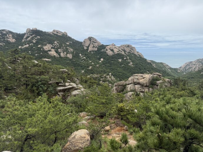 空谷回音亭からの眺め