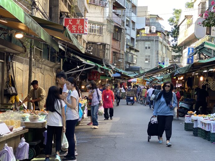 台湾の商店街