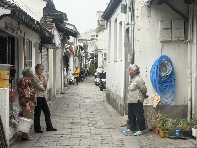 会話するおばあちゃん