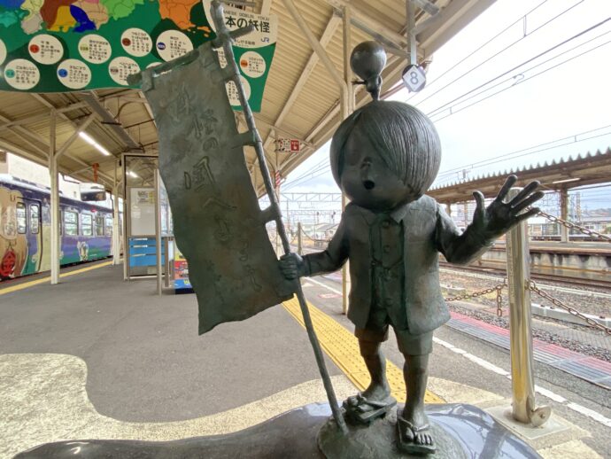 鬼太郎の銅像