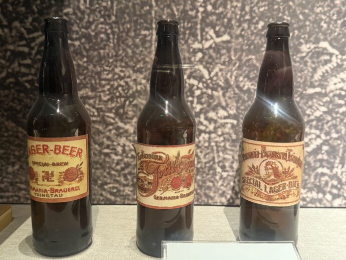 昔のデザインのビール