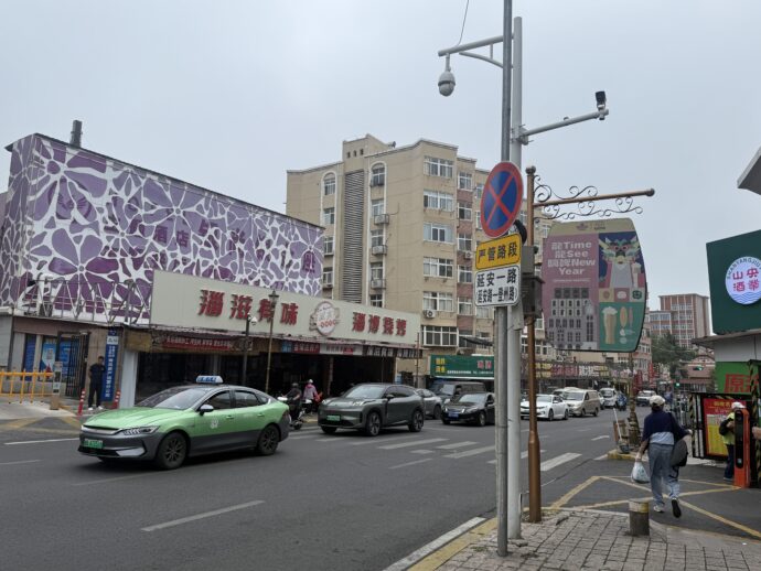ビール博物館近くの道路