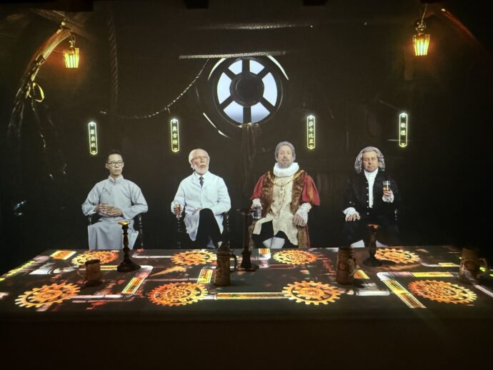 偉人たちと乾杯