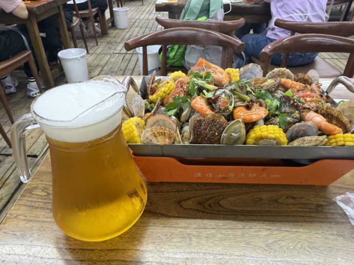 ビールと海鲜大咖