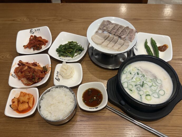 ポックサム定食