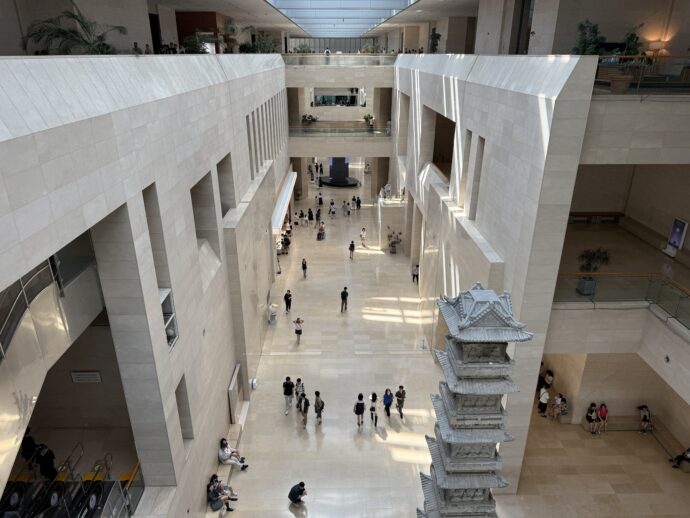 国立中央博物館の館内