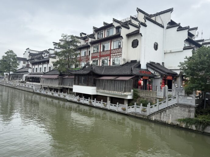 秦淮河の沿いの景観