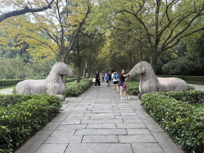石象路神道の獬豸