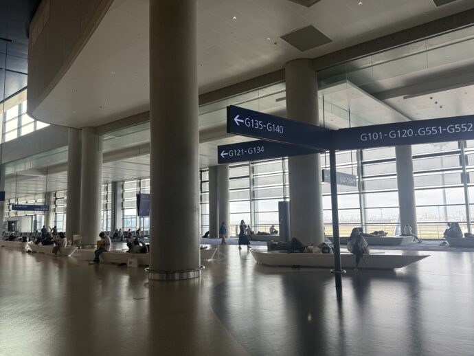 快適な上海浦東空港