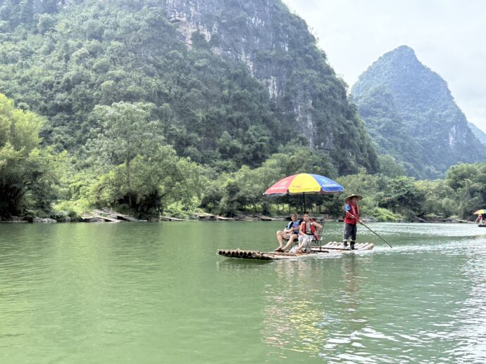 遇龙河竹筏
