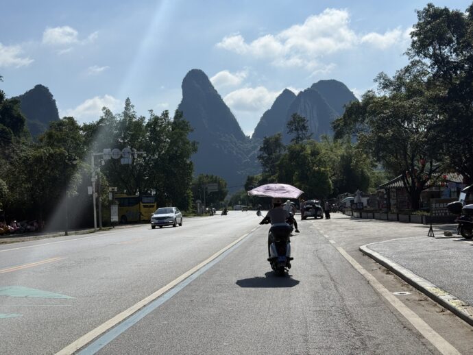 陽朔の道路