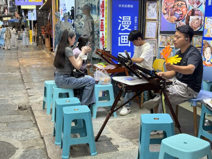 似顔絵店