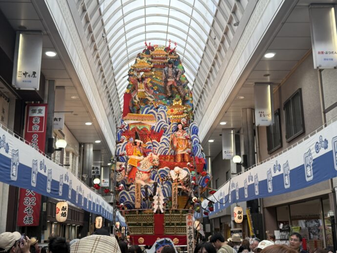 川端通商店街の山笠