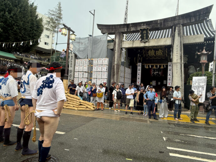 櫛田神社の目の前