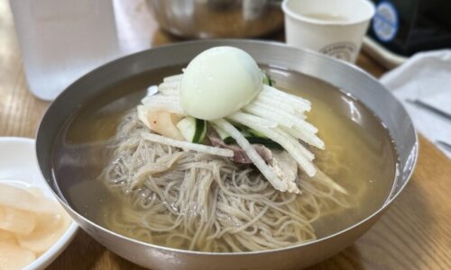 釜山安麺屋の冷麺