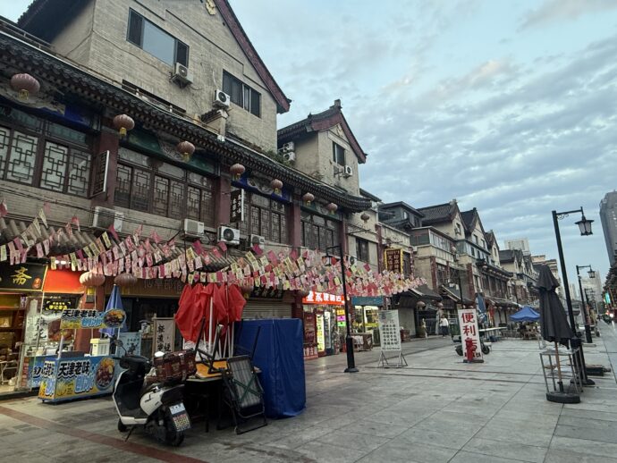 天津旧城の通り