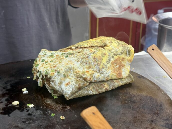 双鶏蛋果？煎餅