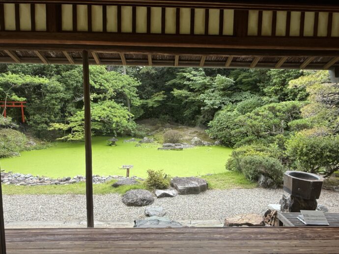 旧戸島家住宅の庭園