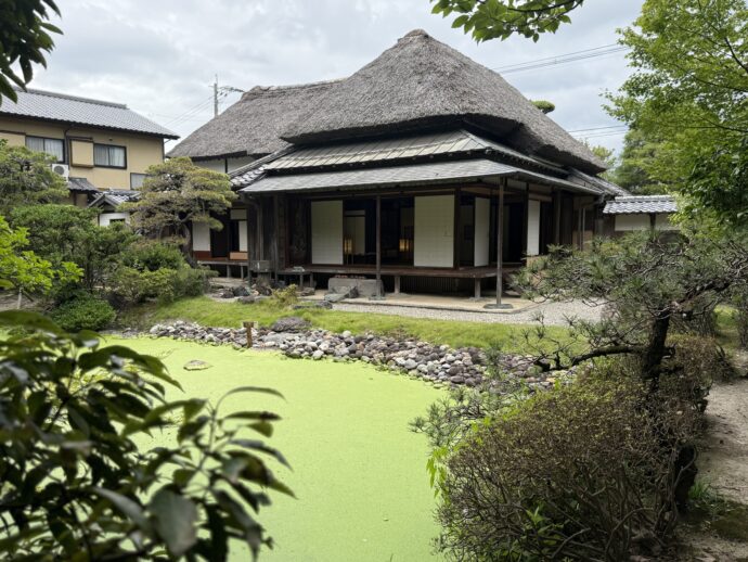旧戸島家住宅の庭園