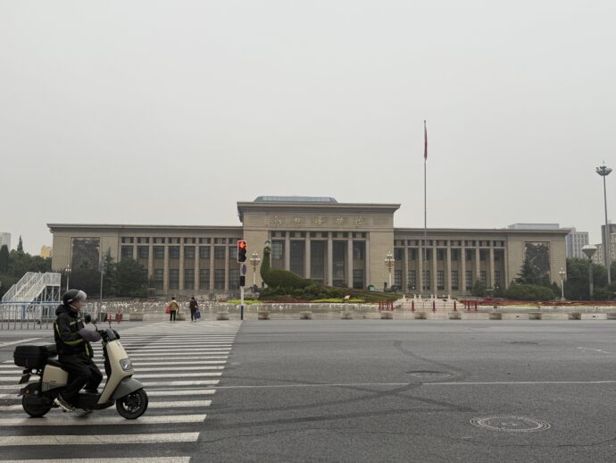 河北博物院の交差点