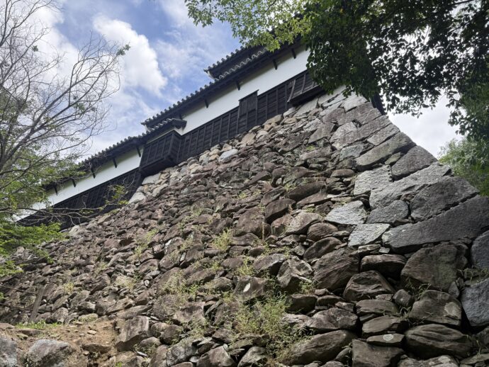 福岡城跡の石垣