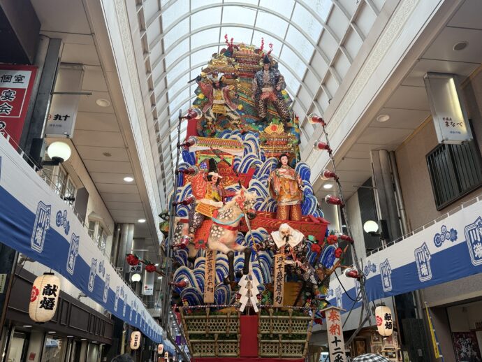 川端通商店街の山笠