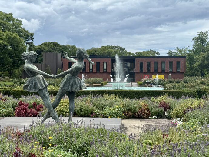 久留米市美術館の噴水