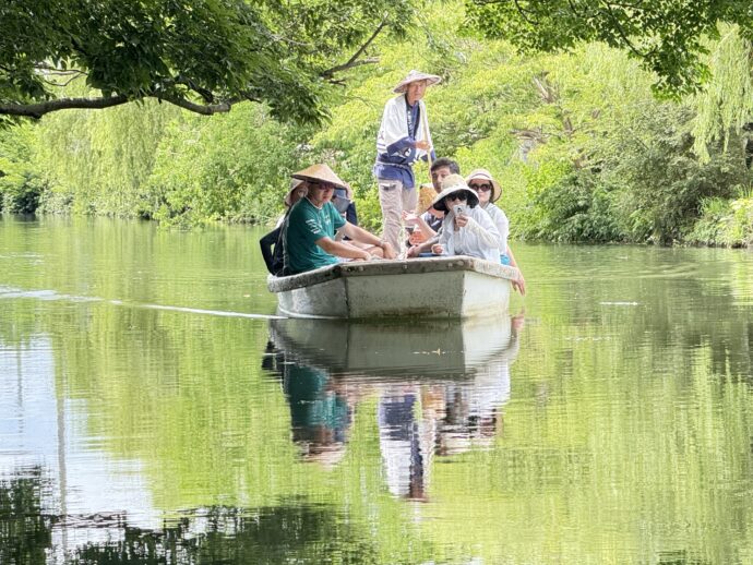柳川で川下り