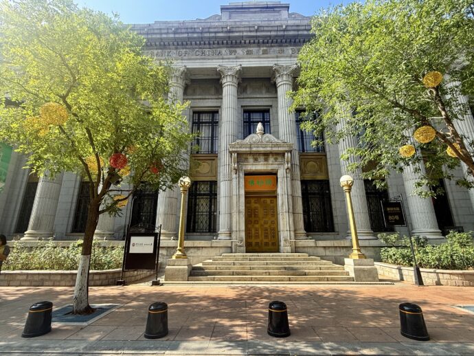 解放北路の建物