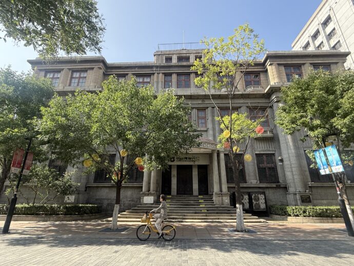 解放北路の建物