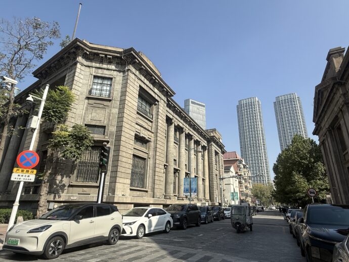 解放北路の建物