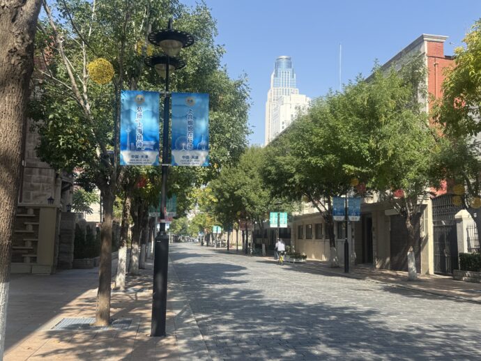 解放北路の建物