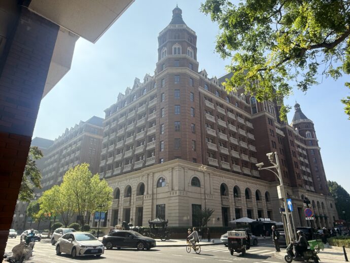 解放北路の建物