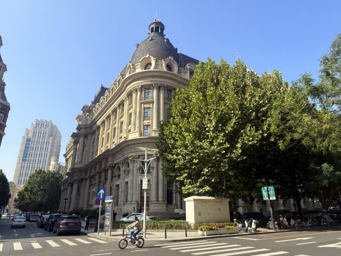 解放北路の建物