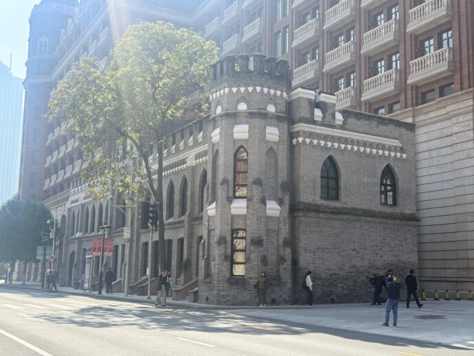 解放北路の建物