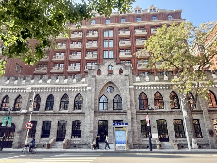 解放北路の建物