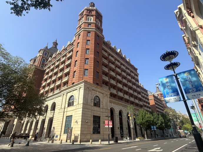 解放北路の建物