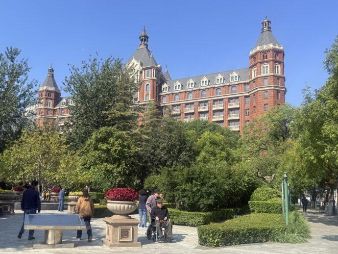 解放北路の建物