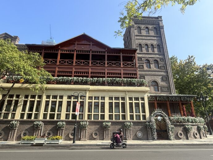 解放北路の建物