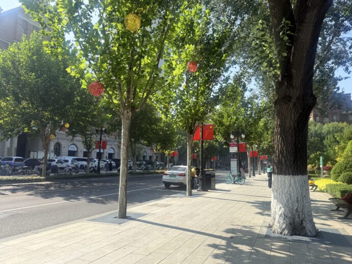 解放北路の通り